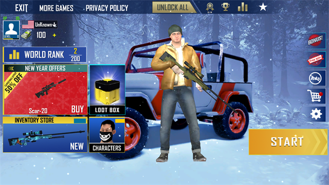 冬季生存大逃杀畅玩版高清大图 冬季生存大逃杀畅玩版v2.6